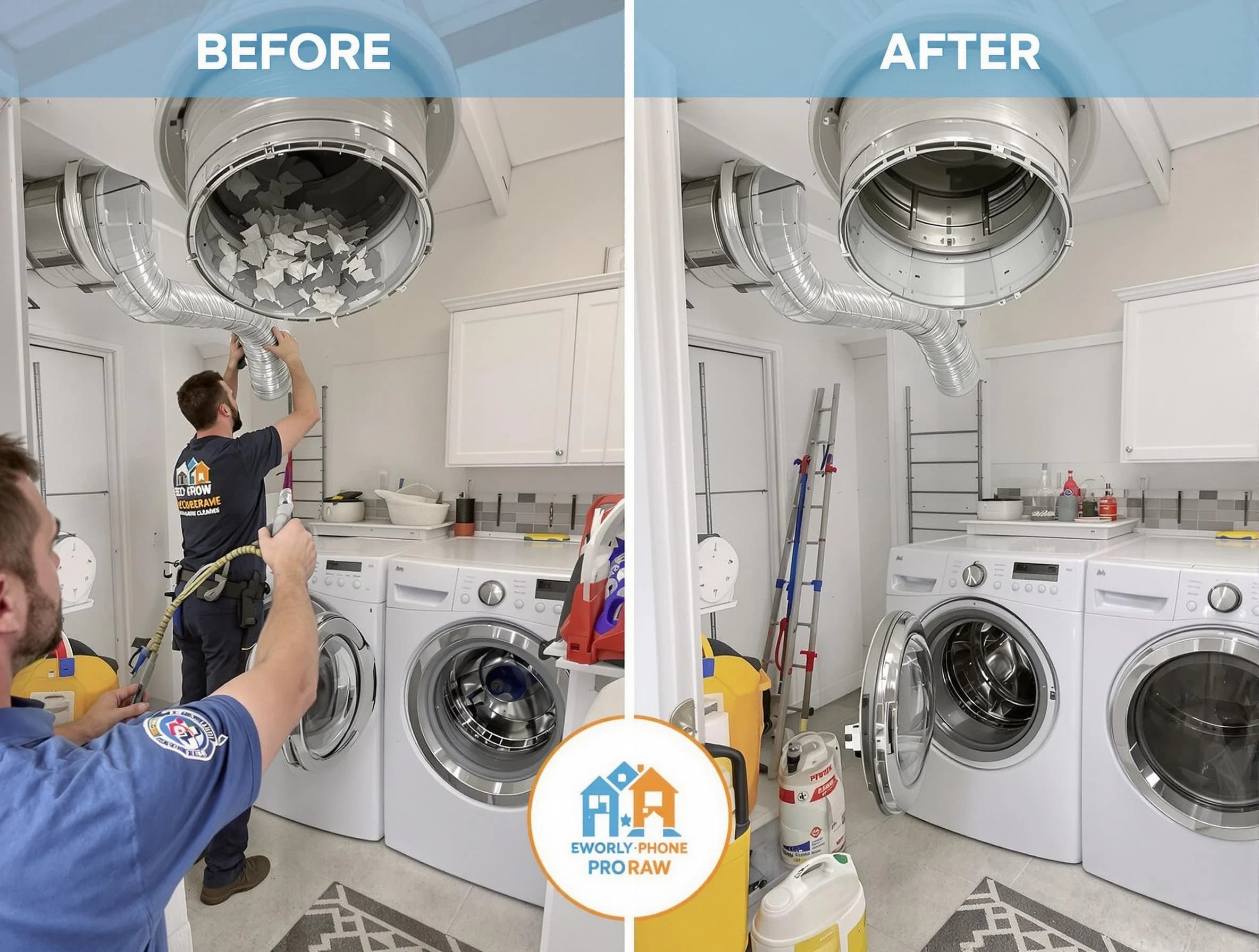 Residential dryer vent cleaning by Coolidge Dryer Vent Cleaning in Coolidge