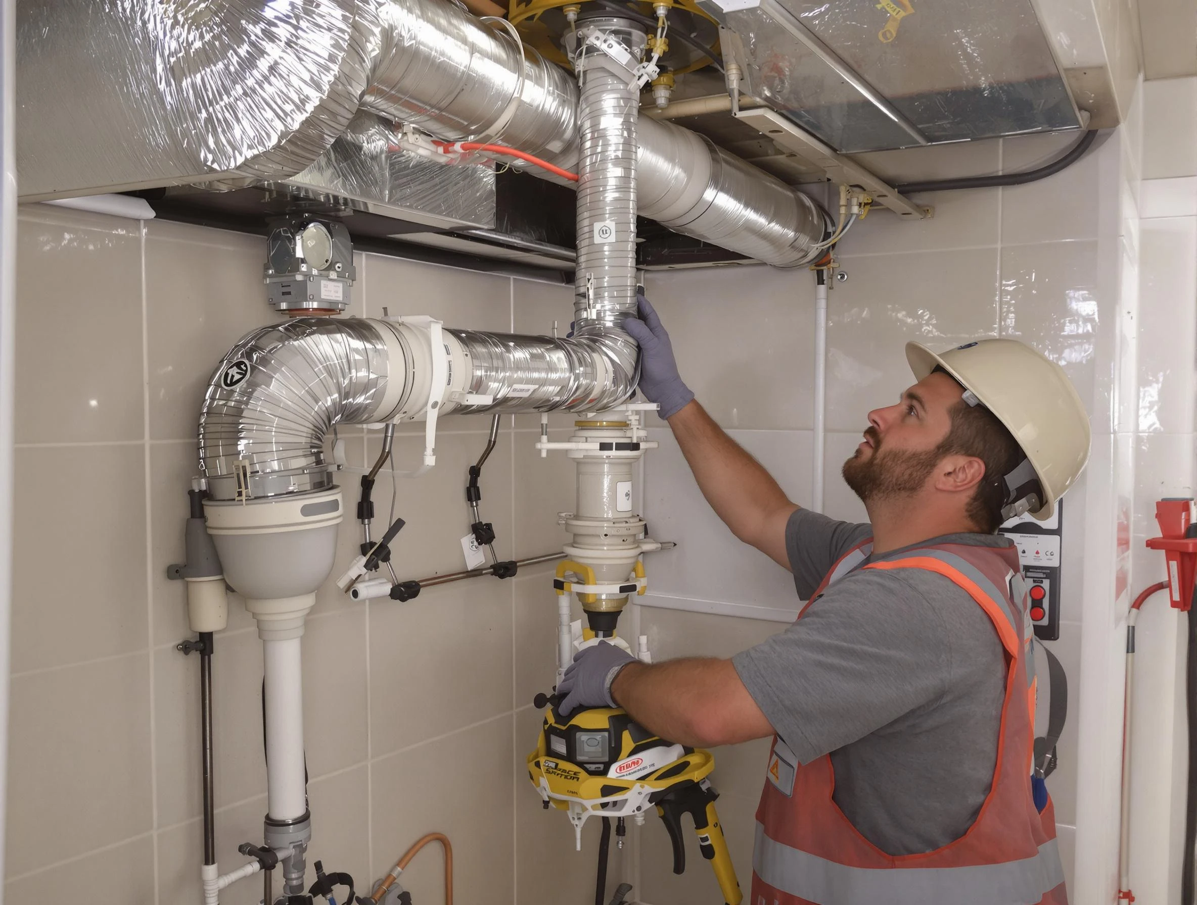 Coolidge Dryer Vent Cleaning expert performing professional dryer vent repair and installation in Coolidge